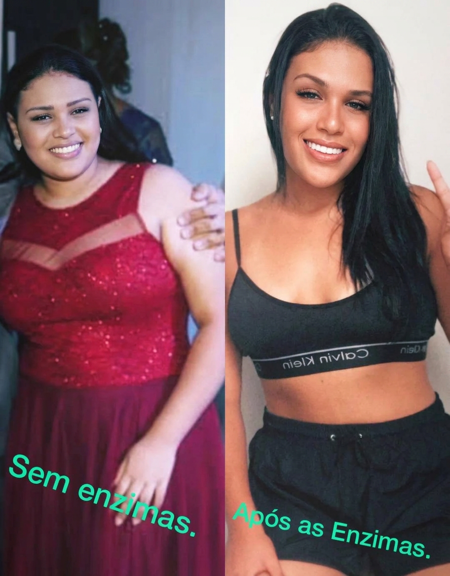 Sem enzimas → Após as Enzimas